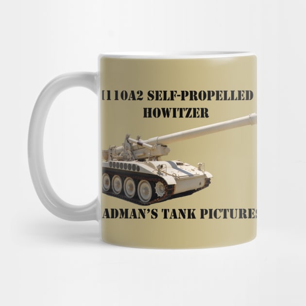 M110A2 Self-propelled 8-inch Howitzer-blk_txt_Toadman's Tank Pictures by Toadman's Tank Pictures Shop